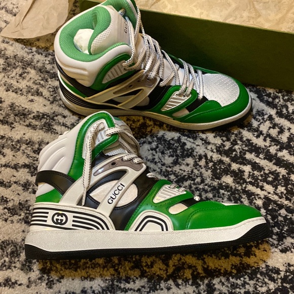 Gucci Men Basket Sneaker - Picture 1 of 11